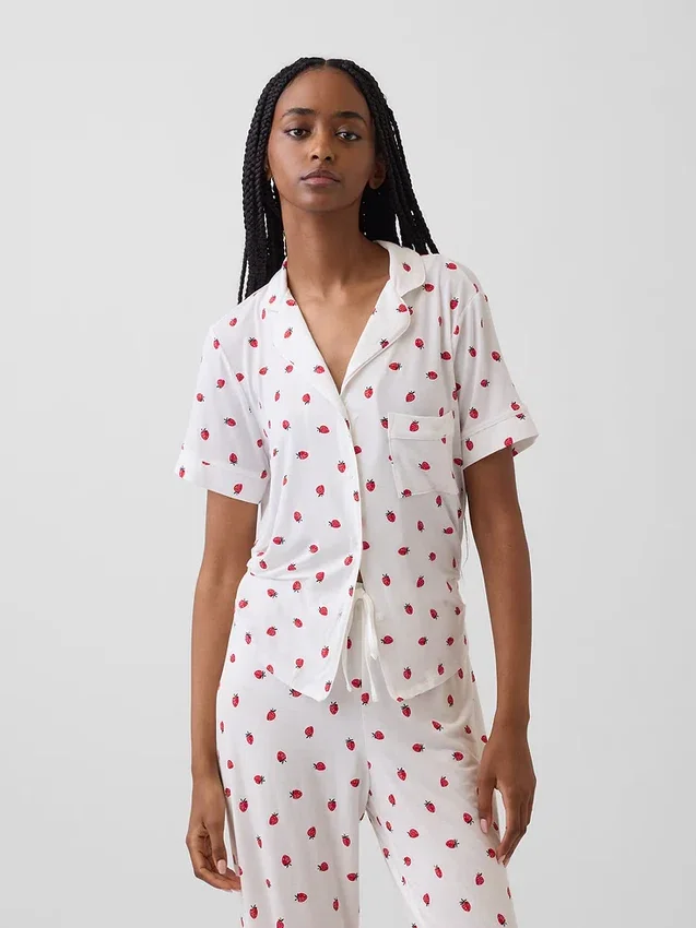 Mykeste pyjamasoverdel i modal