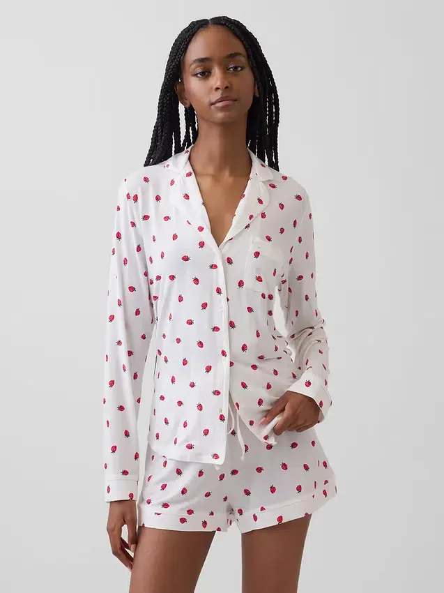 Mykeste pyjamasoverdel i modal