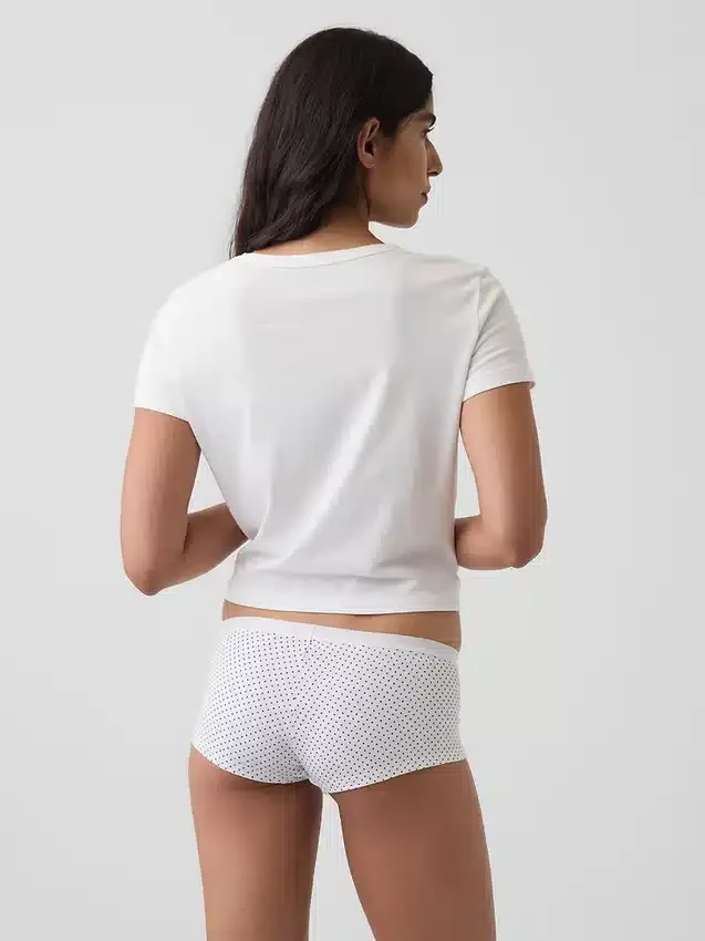 Mykeste shorty i økologisk stretchbomull