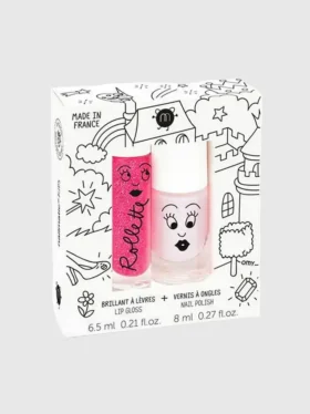 Nailmatic neglelakk- og lipgloss-sett «Fairytales»