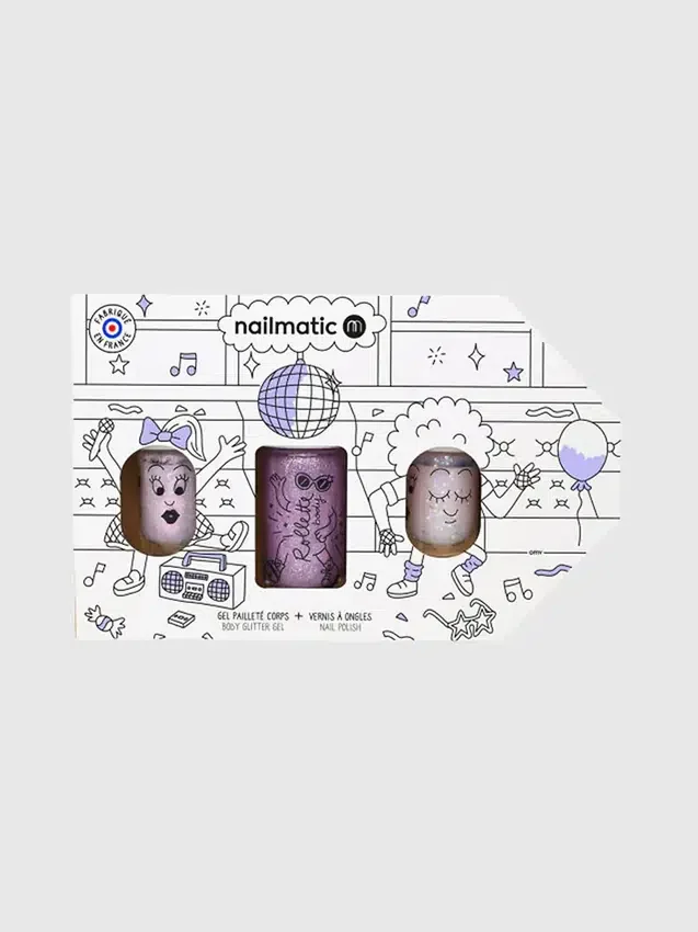 Nailmatic neglelakk- og negleklistremerke-sett
