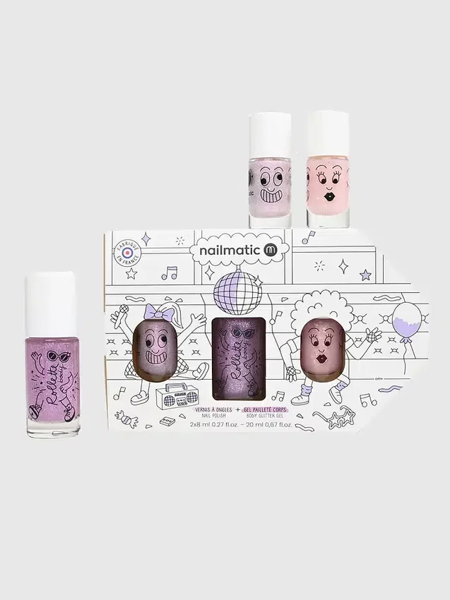 Nailmatic neglelakk- og negleklistremerke-sett