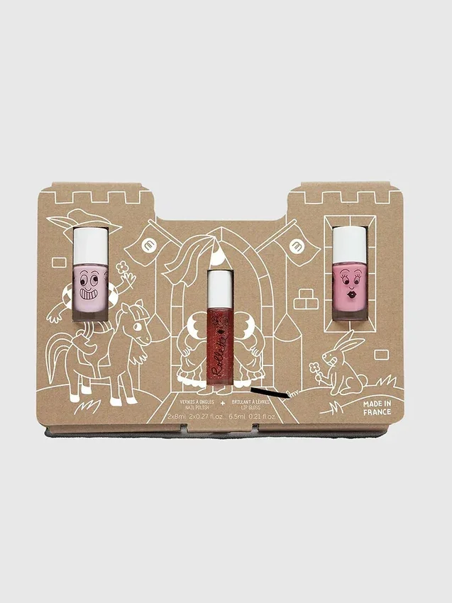Nailmatic Princess Story neglelakk- og lipgloss-sett