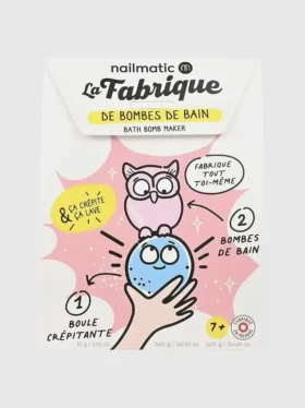 Nailmatic-sett for å lage badebomber med sprudlende badekule