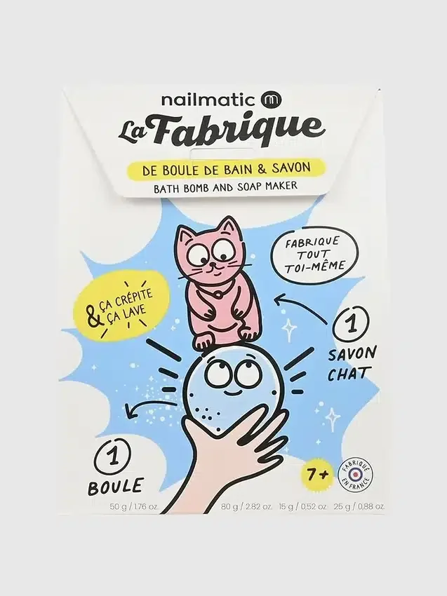 Nailmatic-sett for å lage badebomber og såpe