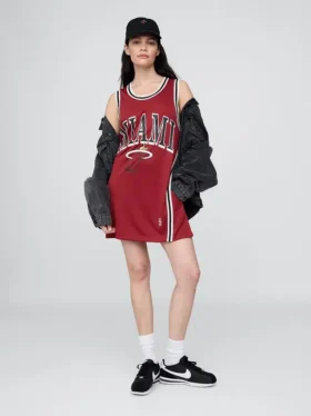 NBA Miami Heat minikjole i resirkulert jersey