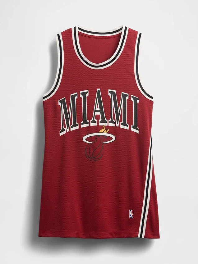 NBA Miami Heat minikjole i resirkulert jersey