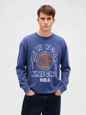 NBA New York Knicks kort grafisk T-skjorte