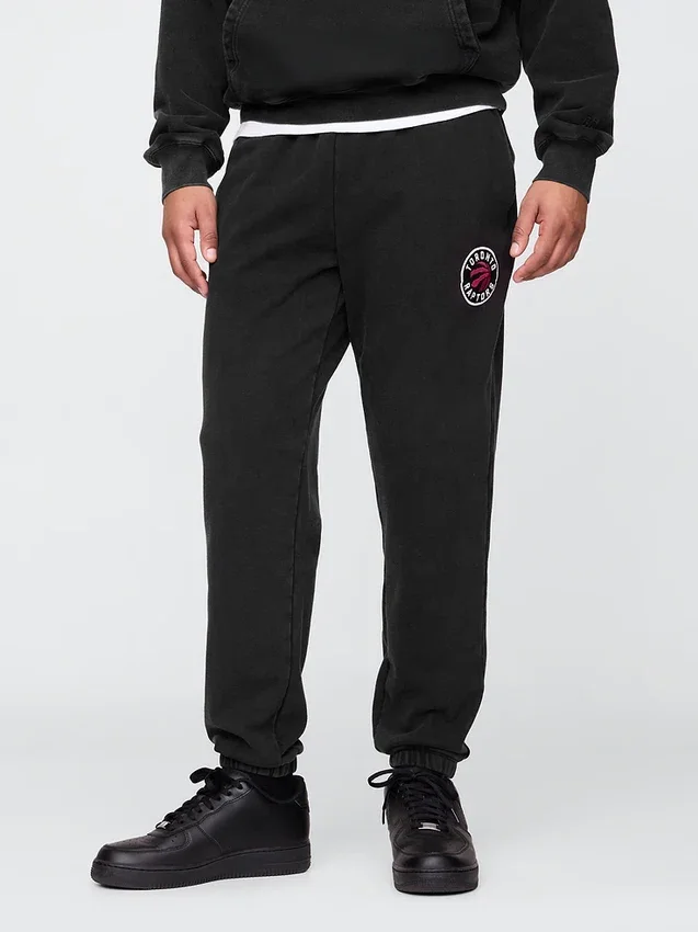 NBA Toronto Raptors-logo, joggebukse i tykk bomullsblanding