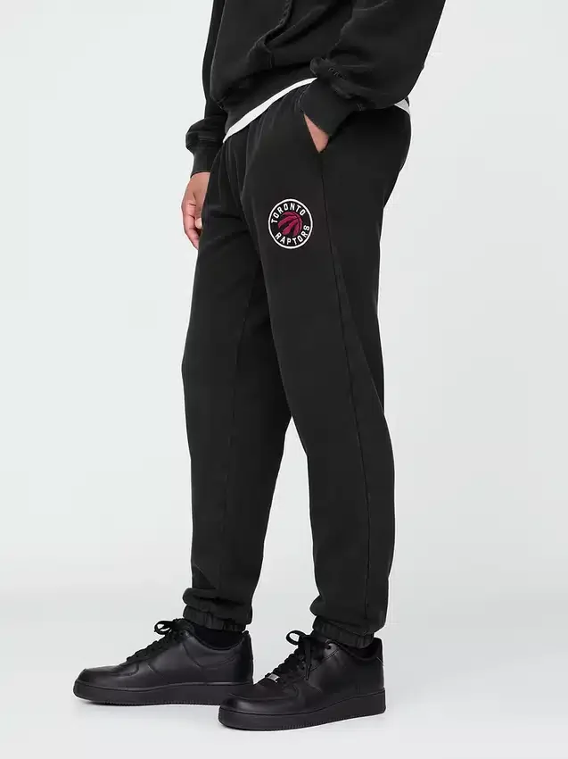 NBA Toronto Raptors-logo, joggebukse i tykk bomullsblanding