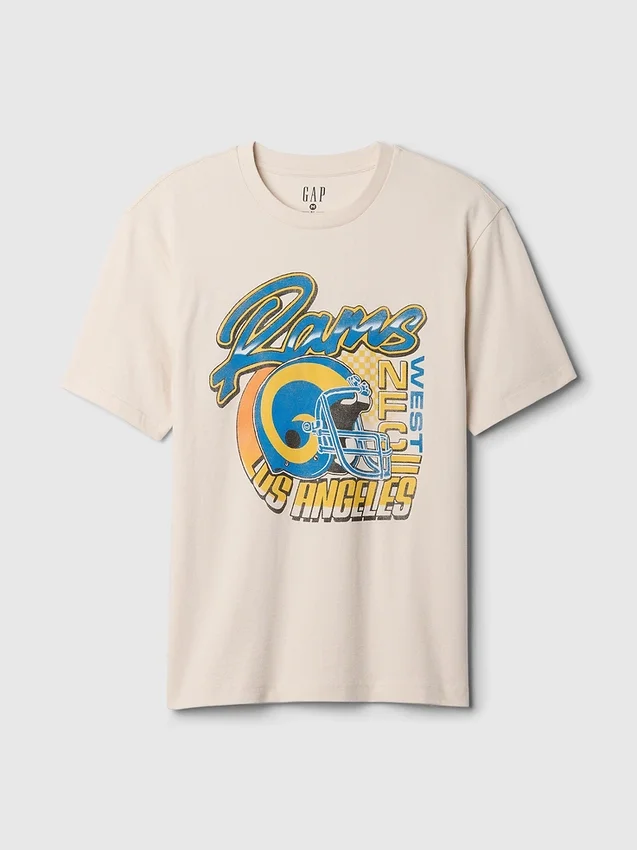 NFL Los Angeles Rams T-skjorte med grafisk trykk