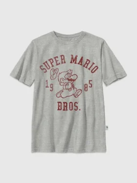 Nintendo Mario Bros-T-skjorte med grafikk for barn