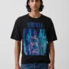 Nirvana T-skjorte i tykk bomullsjersey med grafisk trykk