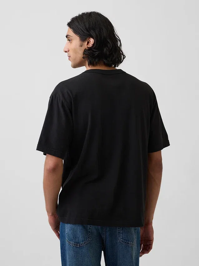 Nirvana T-skjorte i tykk bomullsjersey med grafisk trykk