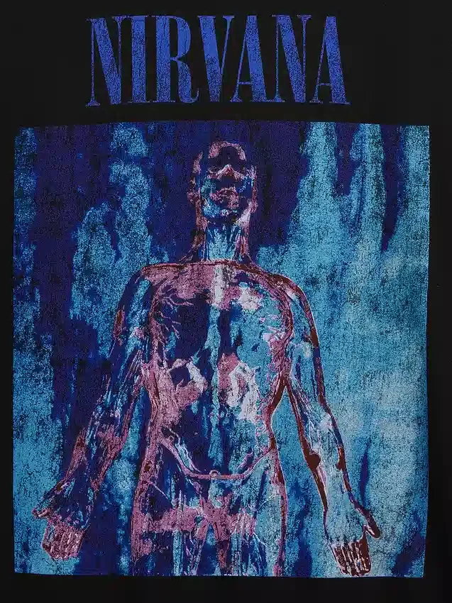 Nirvana T-skjorte i tykk bomullsjersey med grafisk trykk