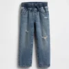 Original straight jeans med elastisk linning for Baby og Småbarn