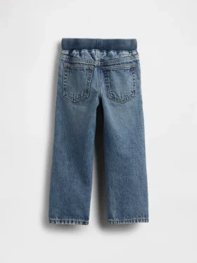 Original straight jeans med elastisk linning for Baby og Småbarn