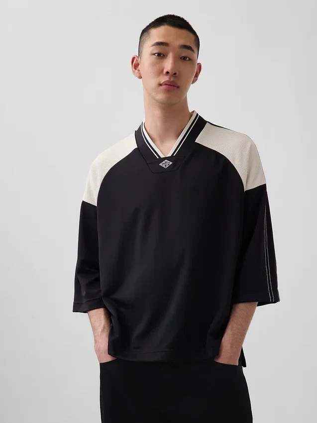 Ouigap oversized jersey med logo