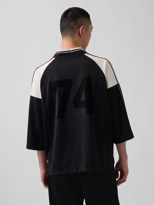 Ouigap oversized jersey med logo