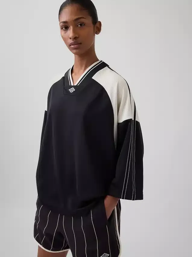 Ouigap oversized jersey med logo