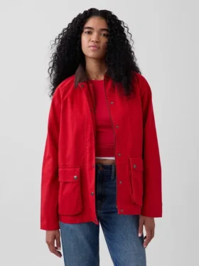 Oversized arbeidsjakke