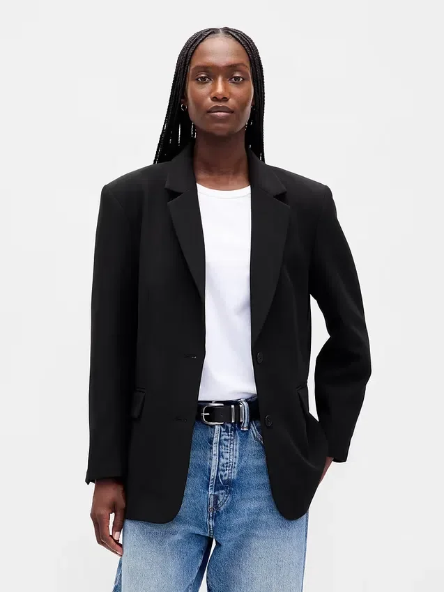 Oversized blazer i bistretch
