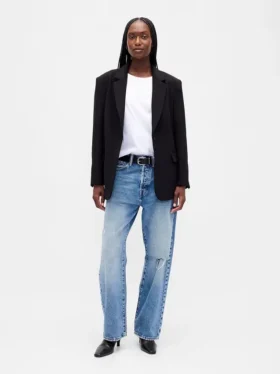 Oversized blazer i bistretch