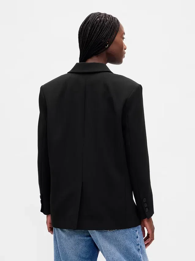 Oversized blazer i bistretch