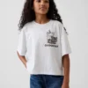 Oversized, boksformet Hello Kitty-T-skjorte for barn