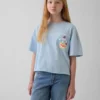 Oversized, boksformet Hello Kitty-T-skjorte for barn