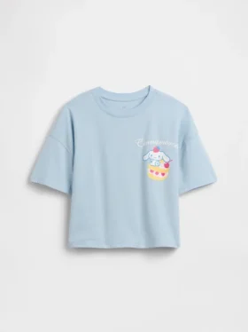 Oversized, boksformet Hello Kitty-T-skjorte for barn