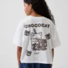 Oversized, boksformet Hello Kitty-T-skjorte for barn