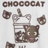 Oversized, boksformet Hello Kitty-T-skjorte for barn