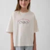 Oversized, boksformet Sanrio-T-skjorte for barn
