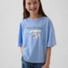 Oversized, boksformet Sanrio-T-skjorte for barn