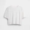 Oversized, boksformet T-skjorte for barn