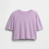 Oversized, boksformet T-skjorte for barn