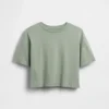 Oversized, boksformet T-skjorte for barn