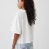Oversized, boksformet T-skjorte for barn