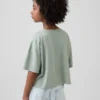 Oversized, boksformet T-skjorte for barn