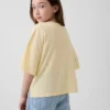 Oversized, boksformet T-skjorte med delstatslogo for barn