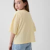 Oversized, boksformet T-skjorte med delstatslogo for barn