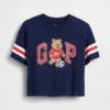 Oversized Brannan Bear Varsity-T-skjorte med grafisk logo for Baby og Småbarn