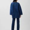Oversized denim-biljakke