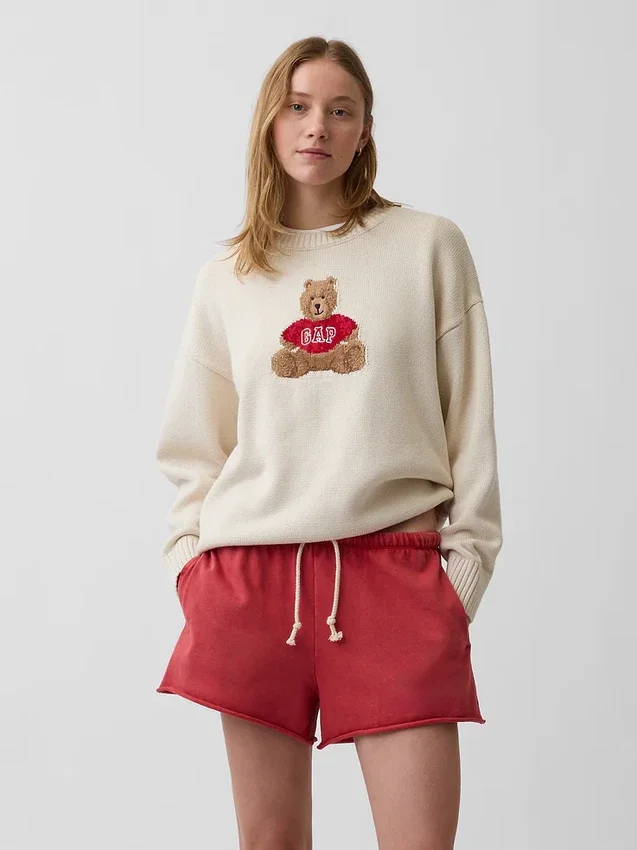 Oversized genser i 100 % bomull