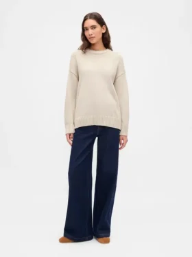 Oversized genser i 100 % bomull