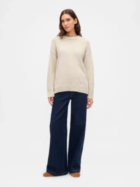 Oversized genser i 100 % bomull