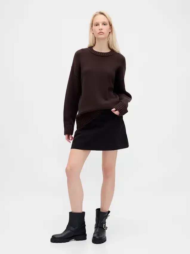 Oversized genser i 100 % bomull