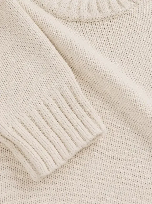 Oversized genser i 100 % bomull