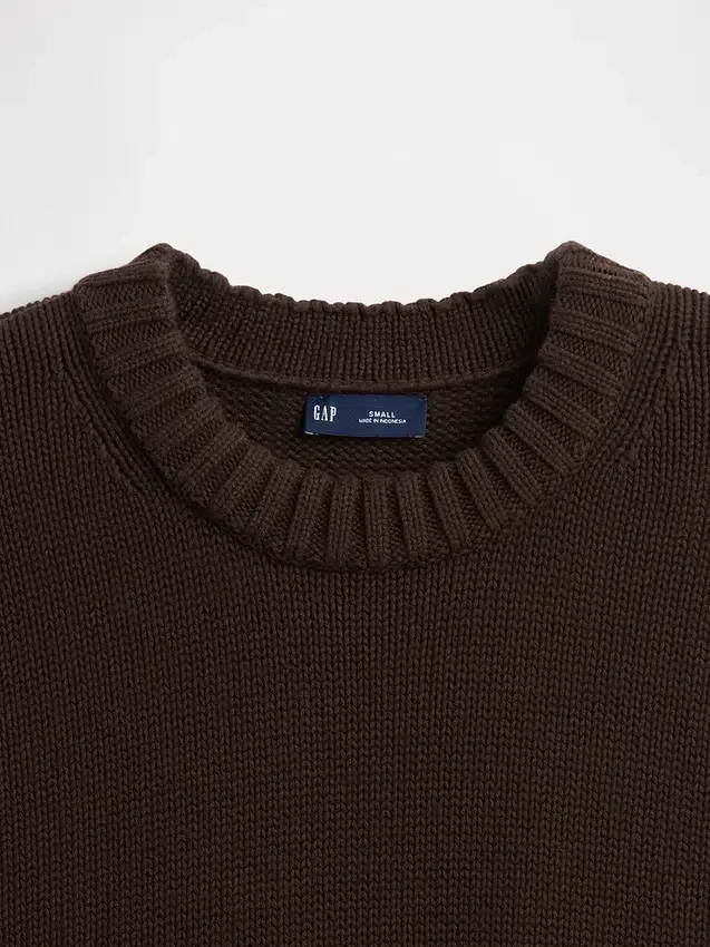 Oversized genser i 100 % bomull